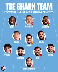 给爷整笑了，曼奇尼假意亲吻布鲁马多，将布鲁马多逗笑